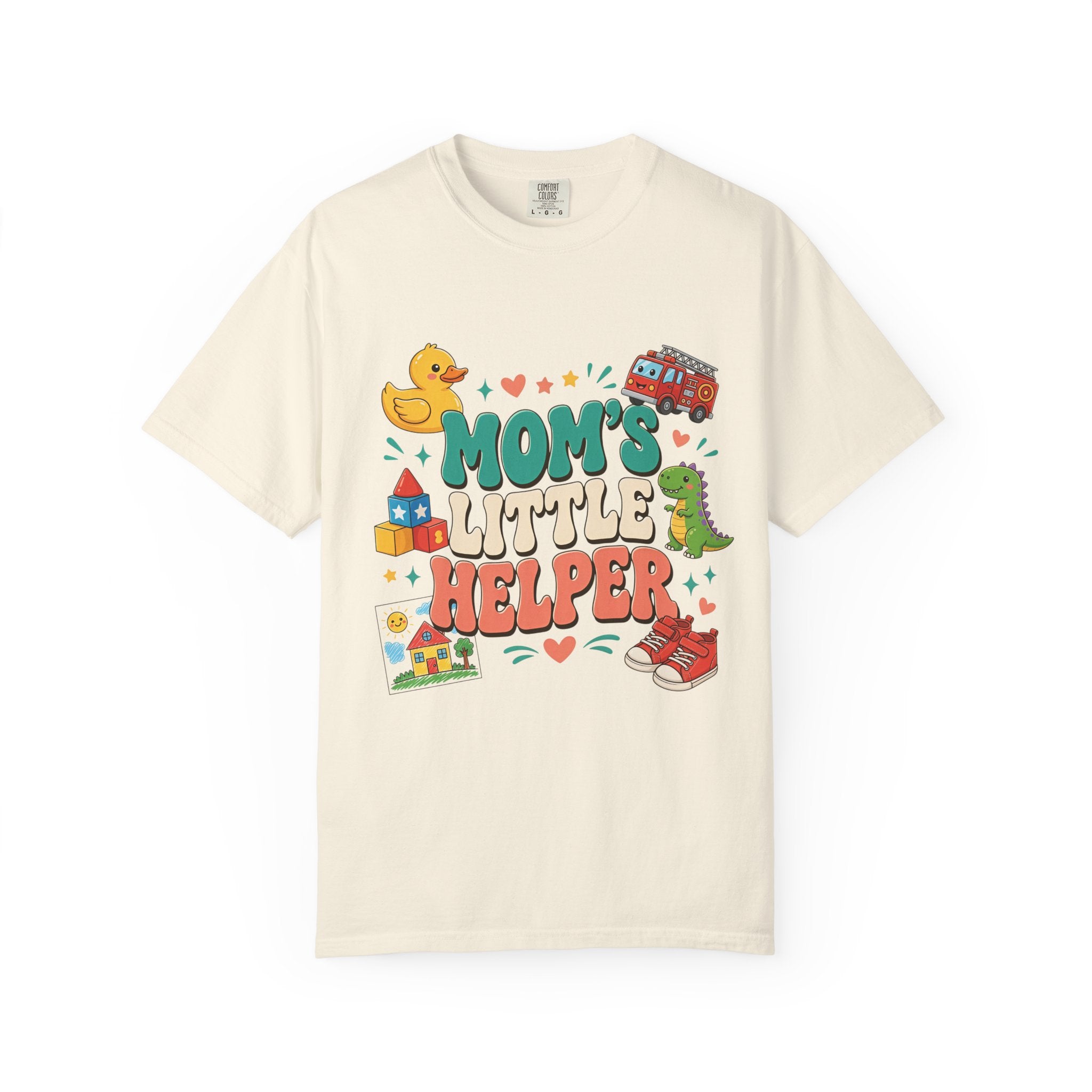 Mom's Little Helper Kids T‑Shirt — Cute Playtime Graphic Tee