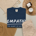Empathy Graphic T-Shirt — Soft Neutral Garment-Dyed Tee with 'EMPATHY' Print
