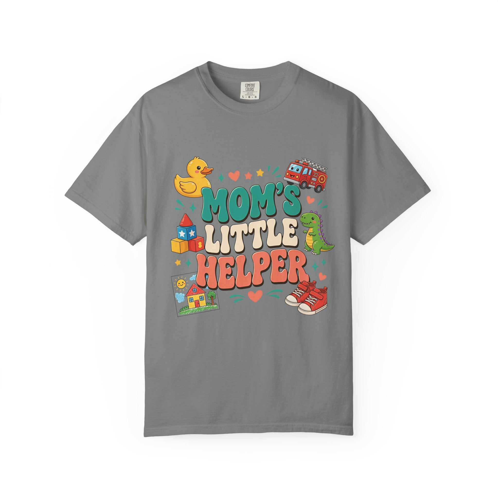 Mom's Little Helper Kids T‑Shirt — Cute Playtime Graphic Tee