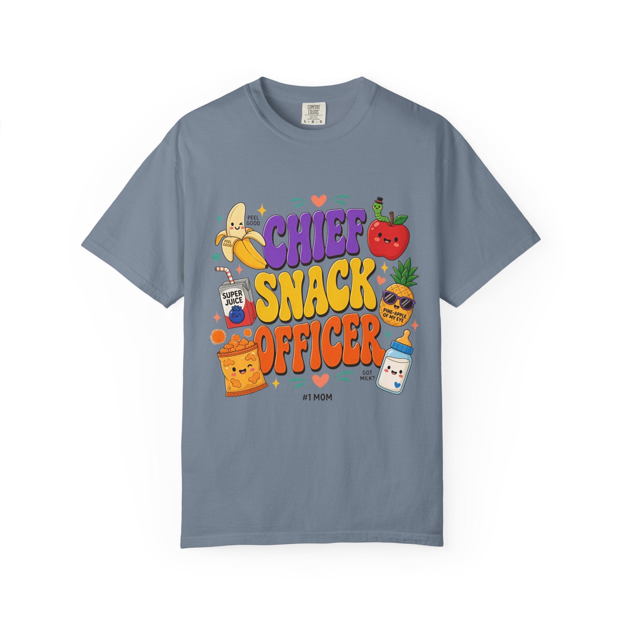 Chief Snack Officer T-Shirt — Cute Foodie Graphic Tee for Kids & Parents
