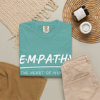 Empathy Graphic T-Shirt — Soft Neutral Garment-Dyed Tee with 'EMPATHY' Print