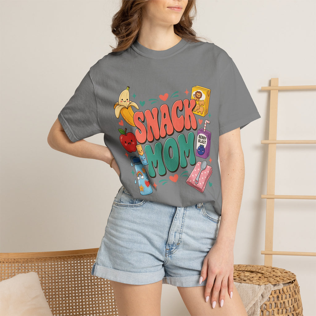 Snack Mom T-Shirt — Cute Kawaii Snacks Graphic Tee for Moms