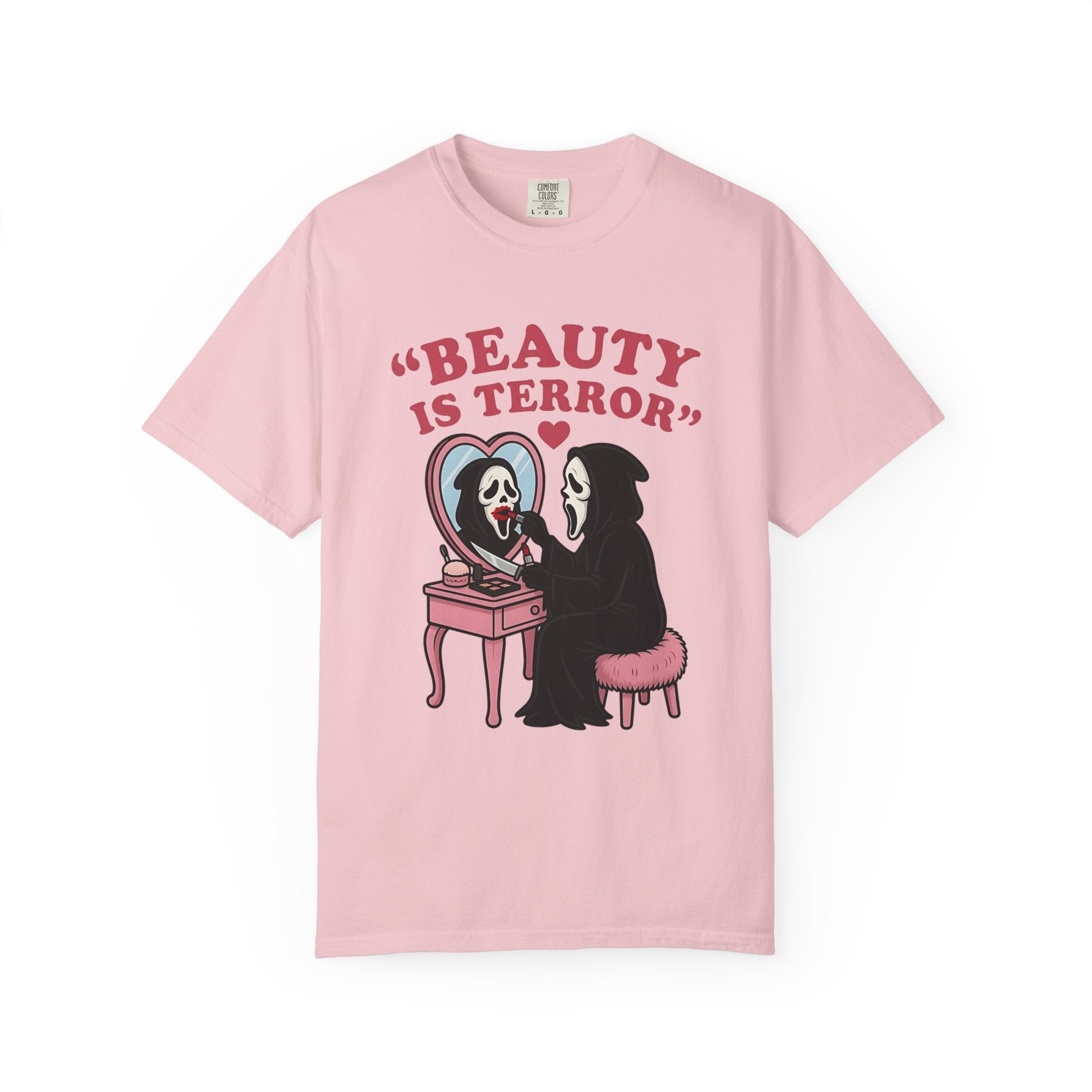 Beauty Is Terror T-Shirt — Grim Reaper Vanity Graphic Tee