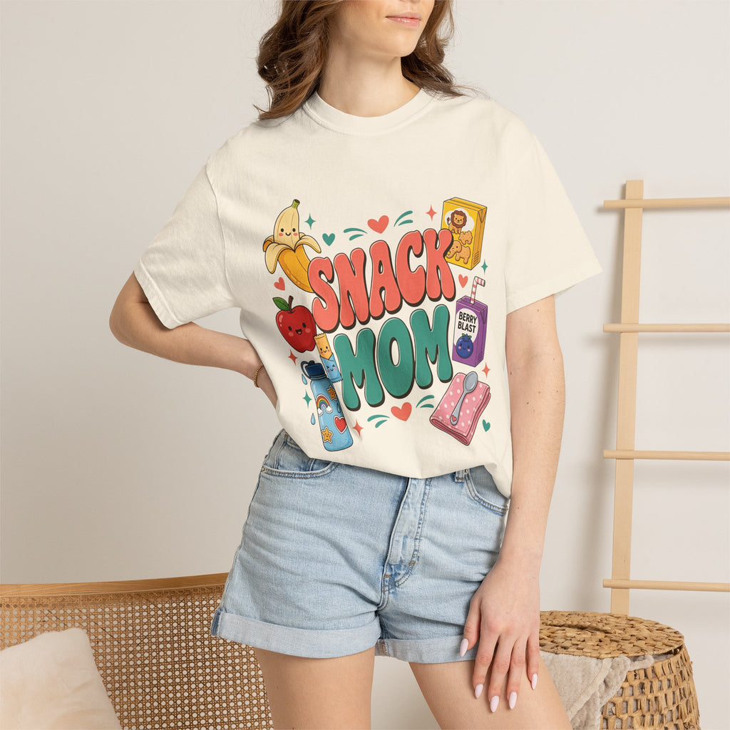 Snack Mom T-Shirt — Cute Kawaii Snacks Graphic Tee for Moms