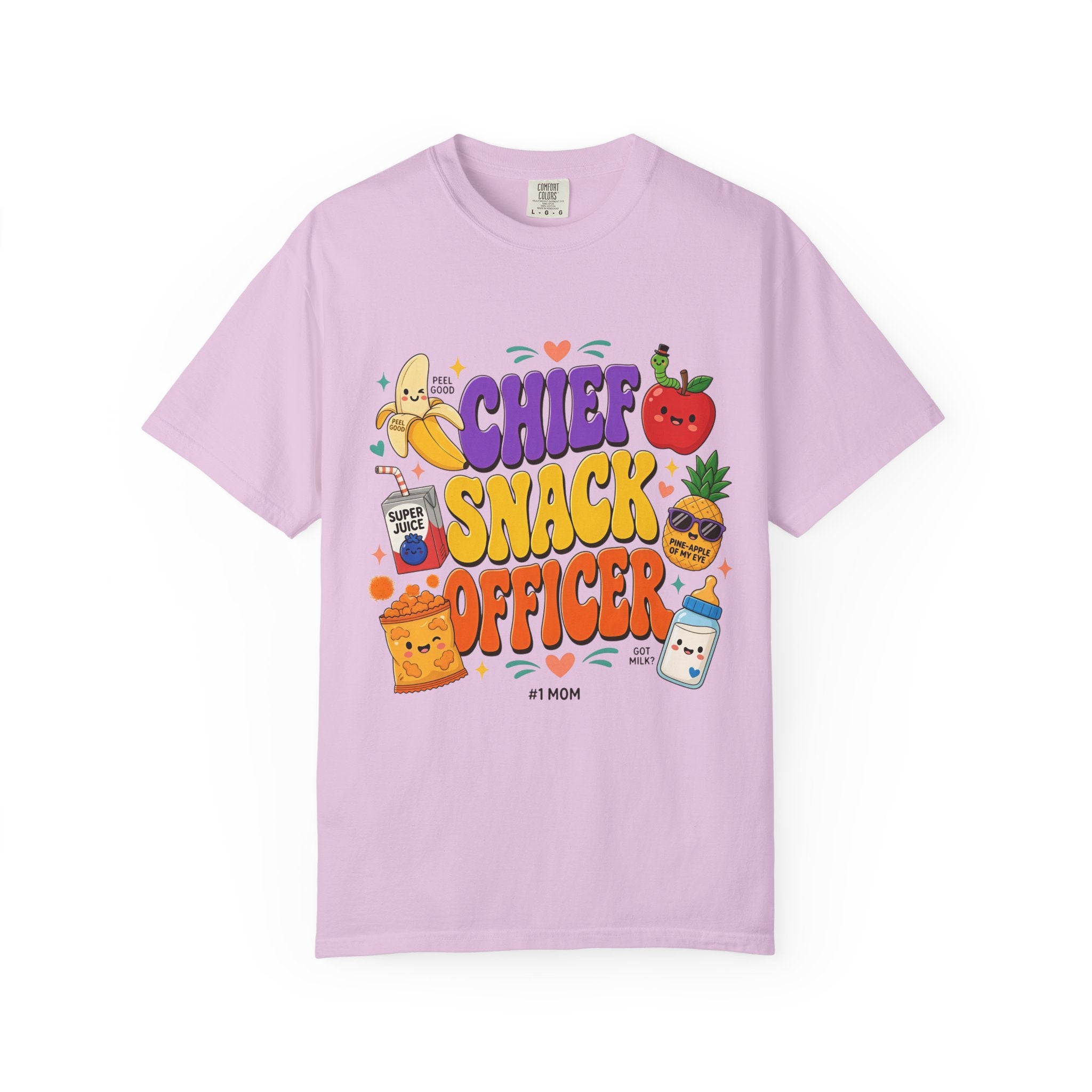 Chief Snack Officer T-Shirt — Cute Foodie Graphic Tee for Kids & Parents