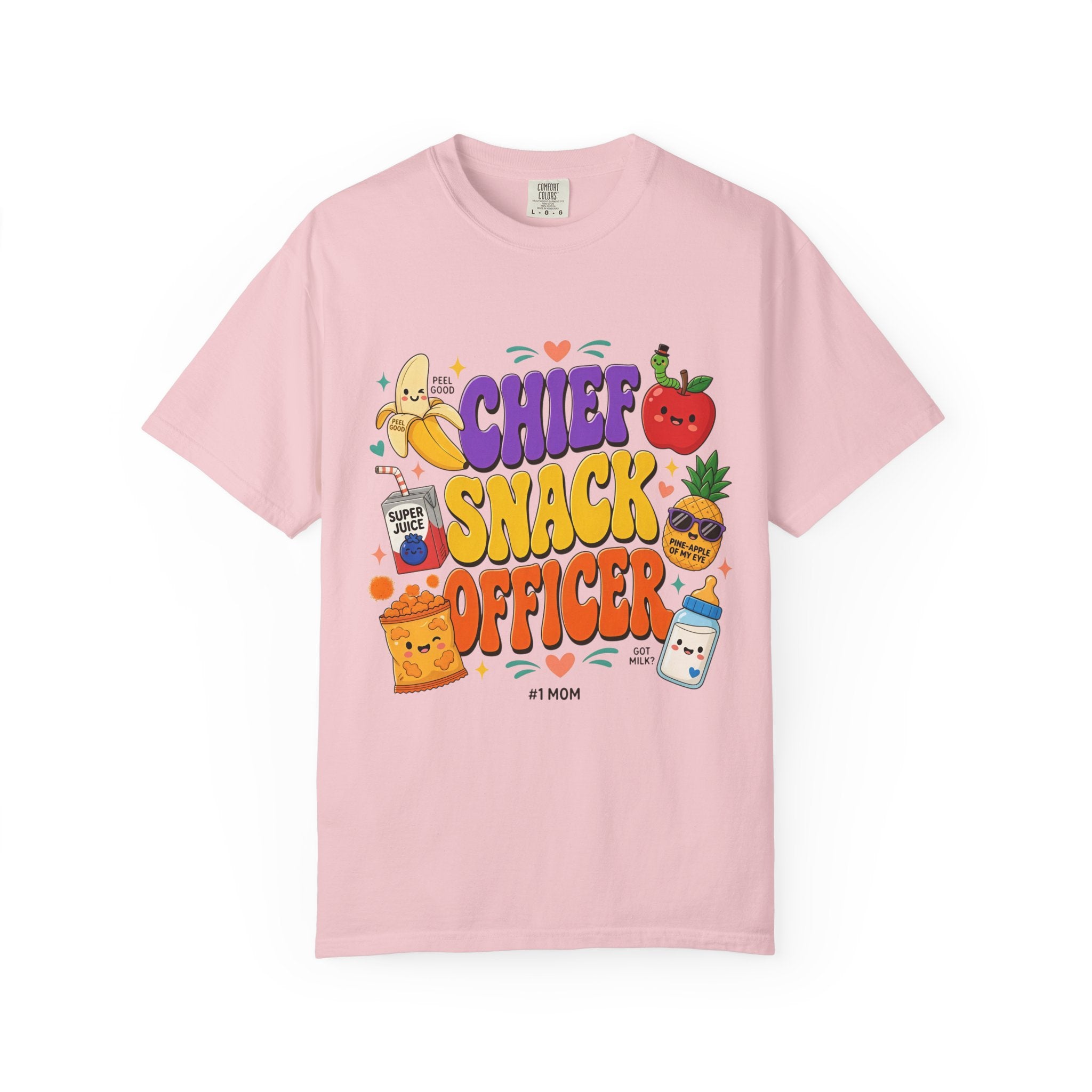 Chief Snack Officer T-Shirt — Cute Foodie Graphic Tee for Kids & Parents