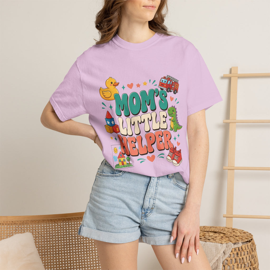 Mom's Little Helper Kids T‑Shirt — Cute Playtime Graphic Tee
