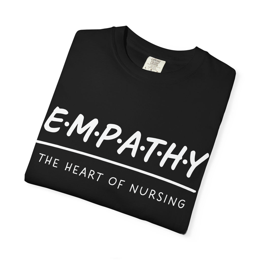 Empathy Graphic T-Shirt — Soft Neutral Garment-Dyed Tee with 'EMPATHY' Print