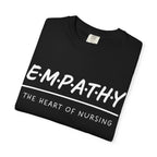Empathy Graphic T-Shirt — Soft Neutral Garment-Dyed Tee with 'EMPATHY' Print