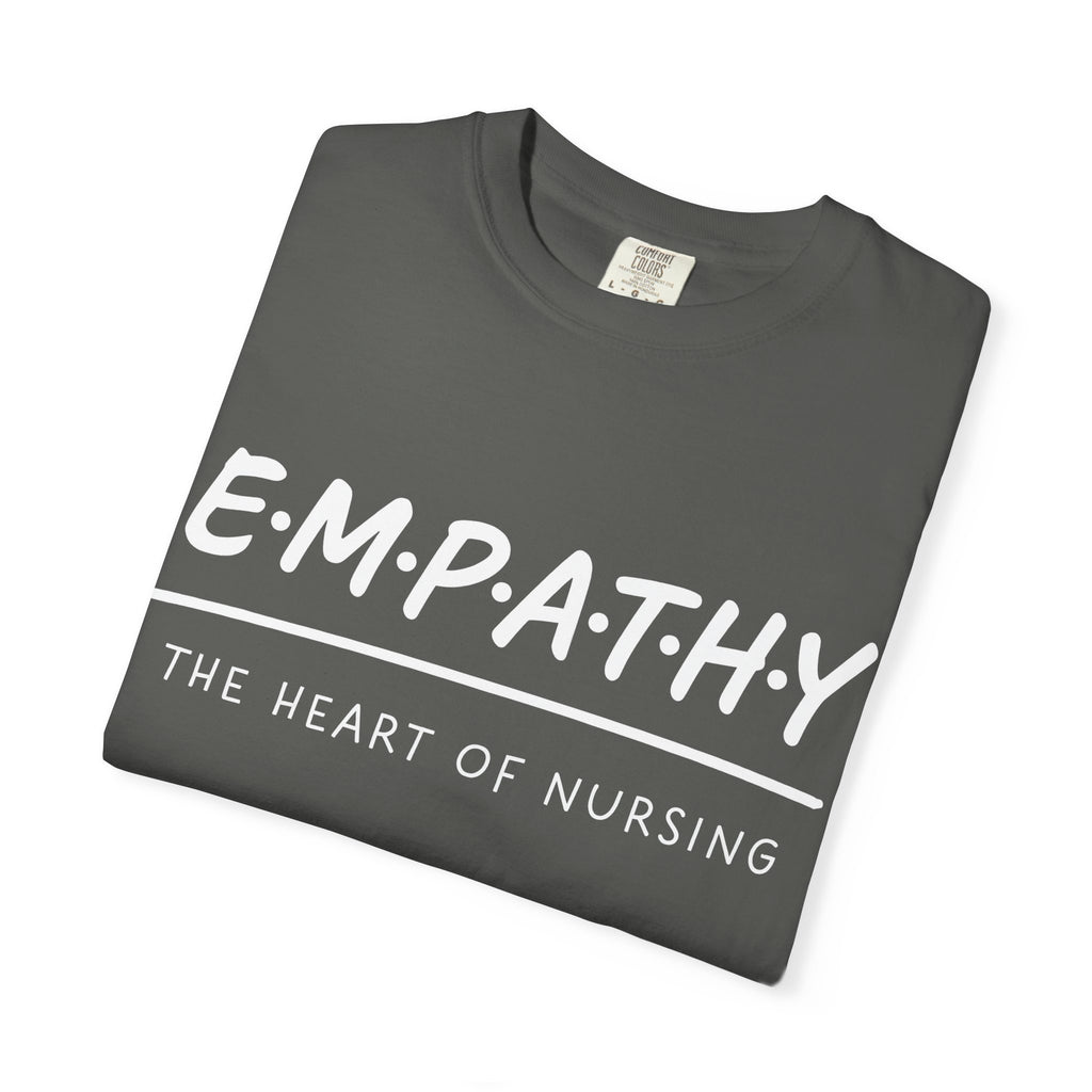 Empathy Graphic T-Shirt — Soft Neutral Garment-Dyed Tee with 'EMPATHY' Print