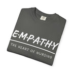 Empathy Graphic T-Shirt — Soft Neutral Garment-Dyed Tee with 'EMPATHY' Print