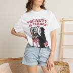 Beauty Is Terror T-Shirt — Grim Reaper Vanity Graphic Tee