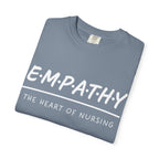 Empathy Graphic T-Shirt — Soft Neutral Garment-Dyed Tee with 'EMPATHY' Print