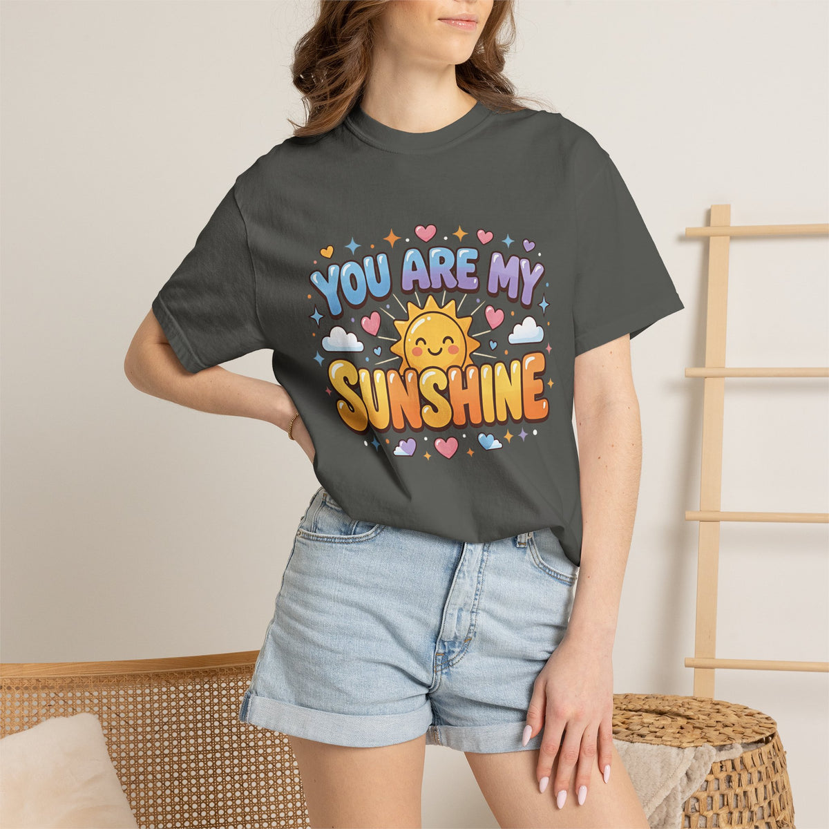 You Are My Sunshine T-Shirt — Cute Retro Sun Graphic Tee for Kids & Loved Ones