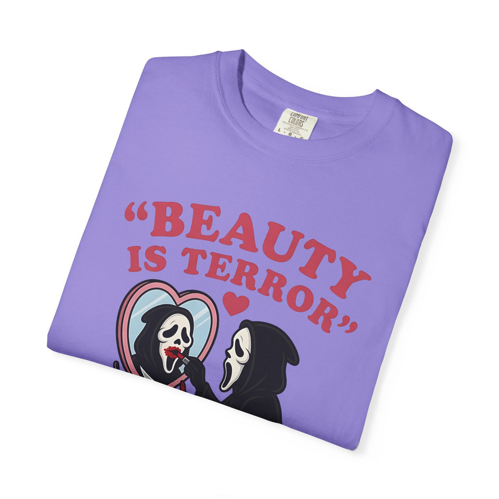 Beauty Is Terror T-Shirt — Grim Reaper Vanity Graphic Tee