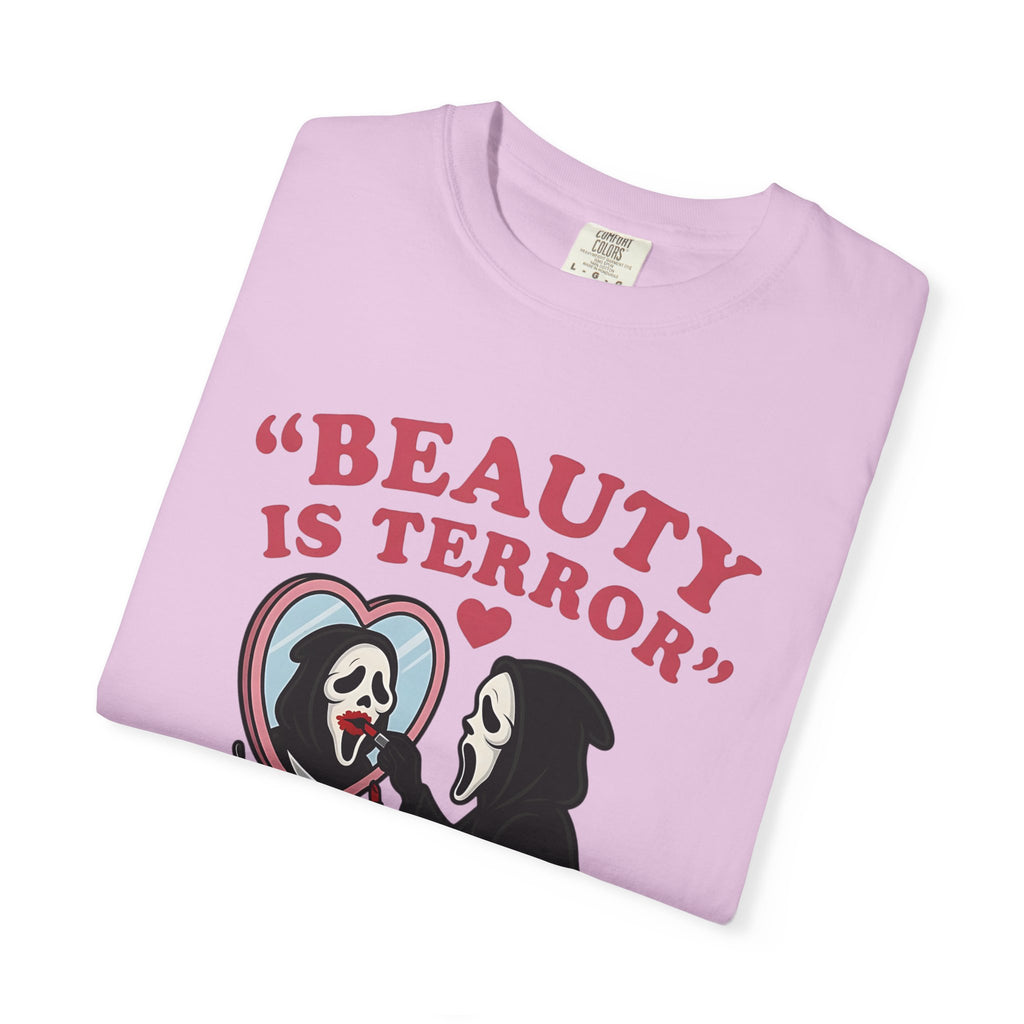 Beauty Is Terror T-Shirt — Grim Reaper Vanity Graphic Tee