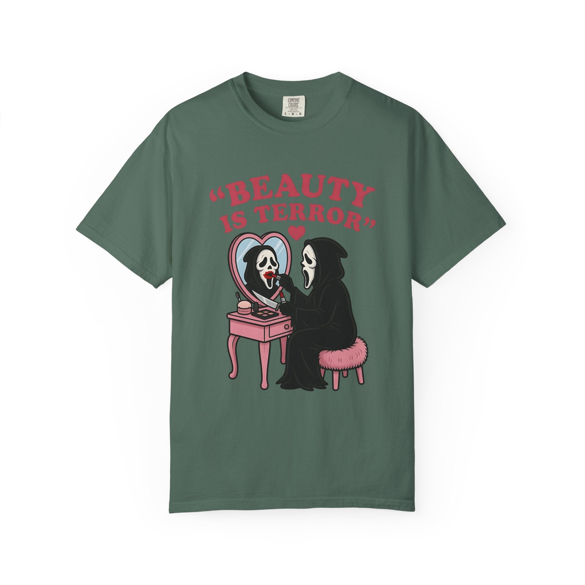Beauty Is Terror T-Shirt — Grim Reaper Vanity Graphic Tee