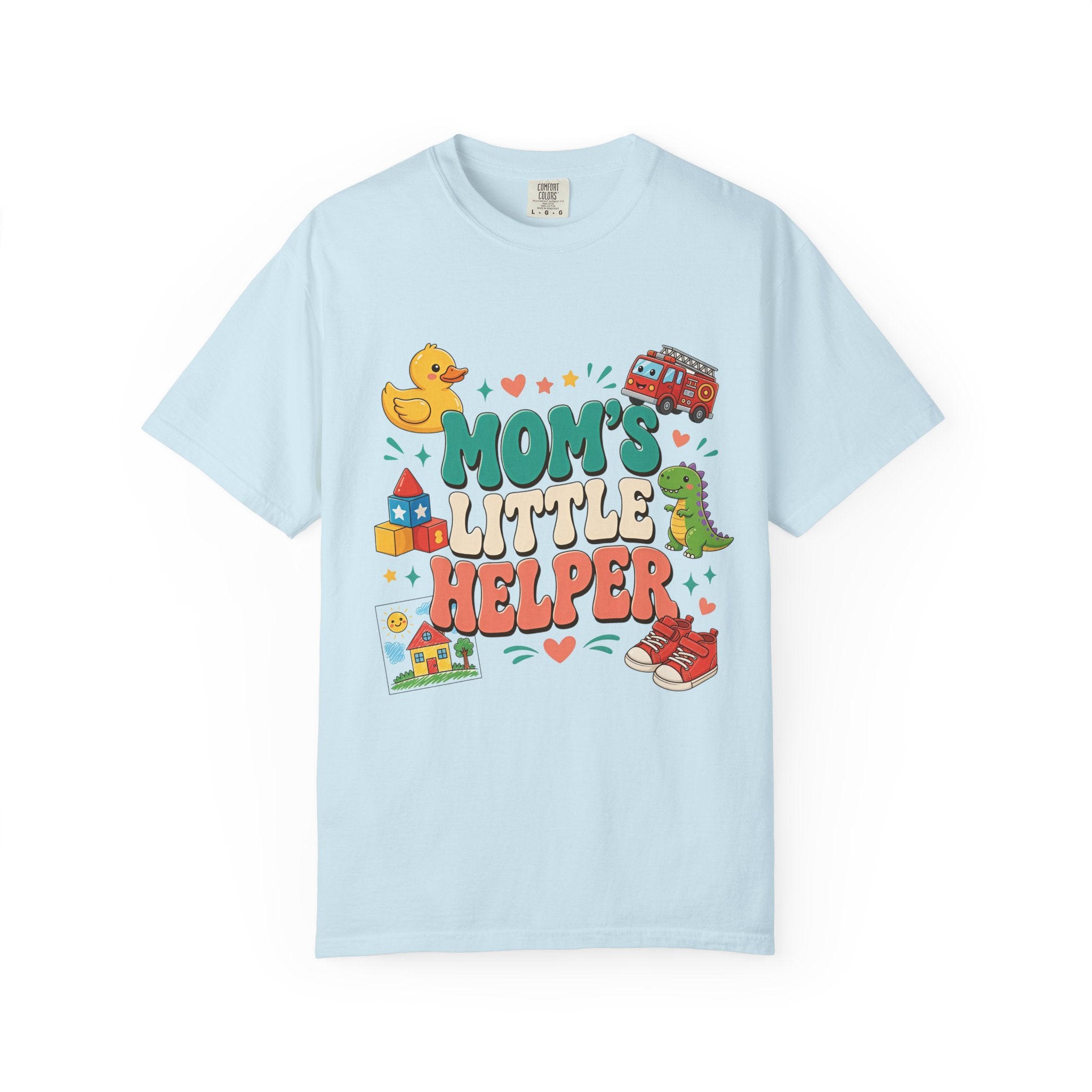 Mom's Little Helper Kids T‑Shirt — Cute Playtime Graphic Tee