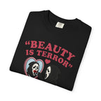 Beauty Is Terror T-Shirt — Grim Reaper Vanity Graphic Tee