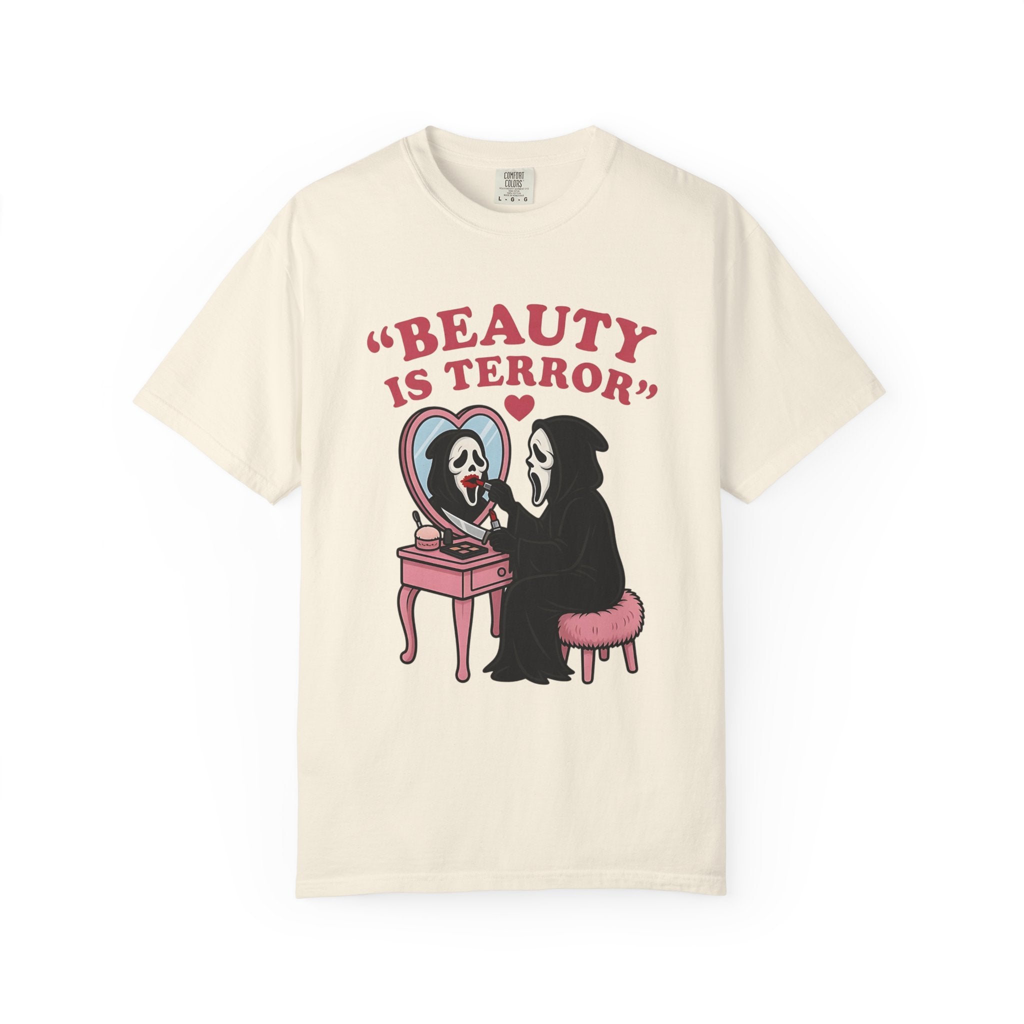 Beauty Is Terror T-Shirt — Grim Reaper Vanity Graphic Tee