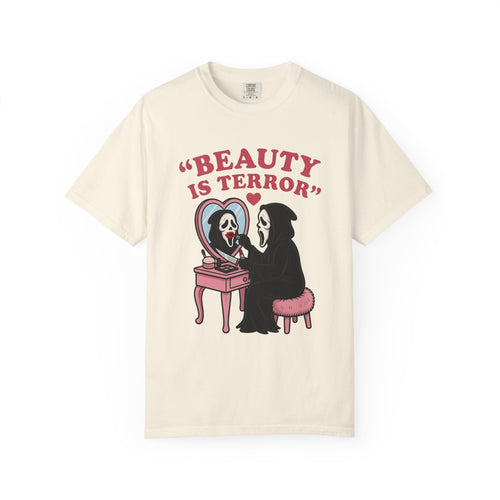 Beauty Is Terror T-Shirt — Grim Reaper Vanity Graphic Tee