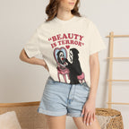 Beauty Is Terror T-Shirt — Grim Reaper Vanity Graphic Tee