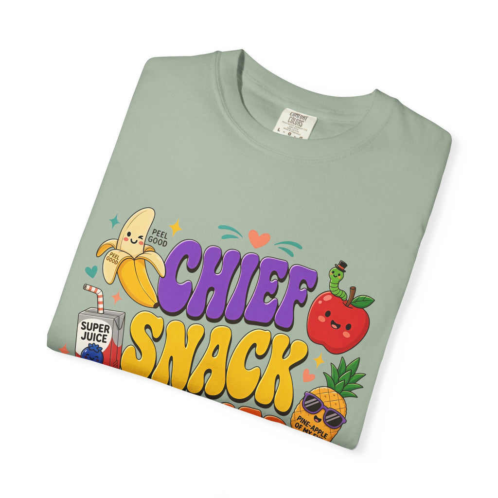 Chief Snack Officer T-Shirt — Cute Foodie Graphic Tee for Kids & Parents