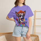 Day of the Dead Chihuahua T-Shirt — "Canta Con El Alma" Colorful Sugar Skull Tee