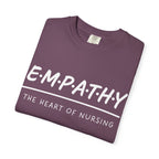 Empathy Graphic T-Shirt — Soft Neutral Garment-Dyed Tee with 'EMPATHY' Print