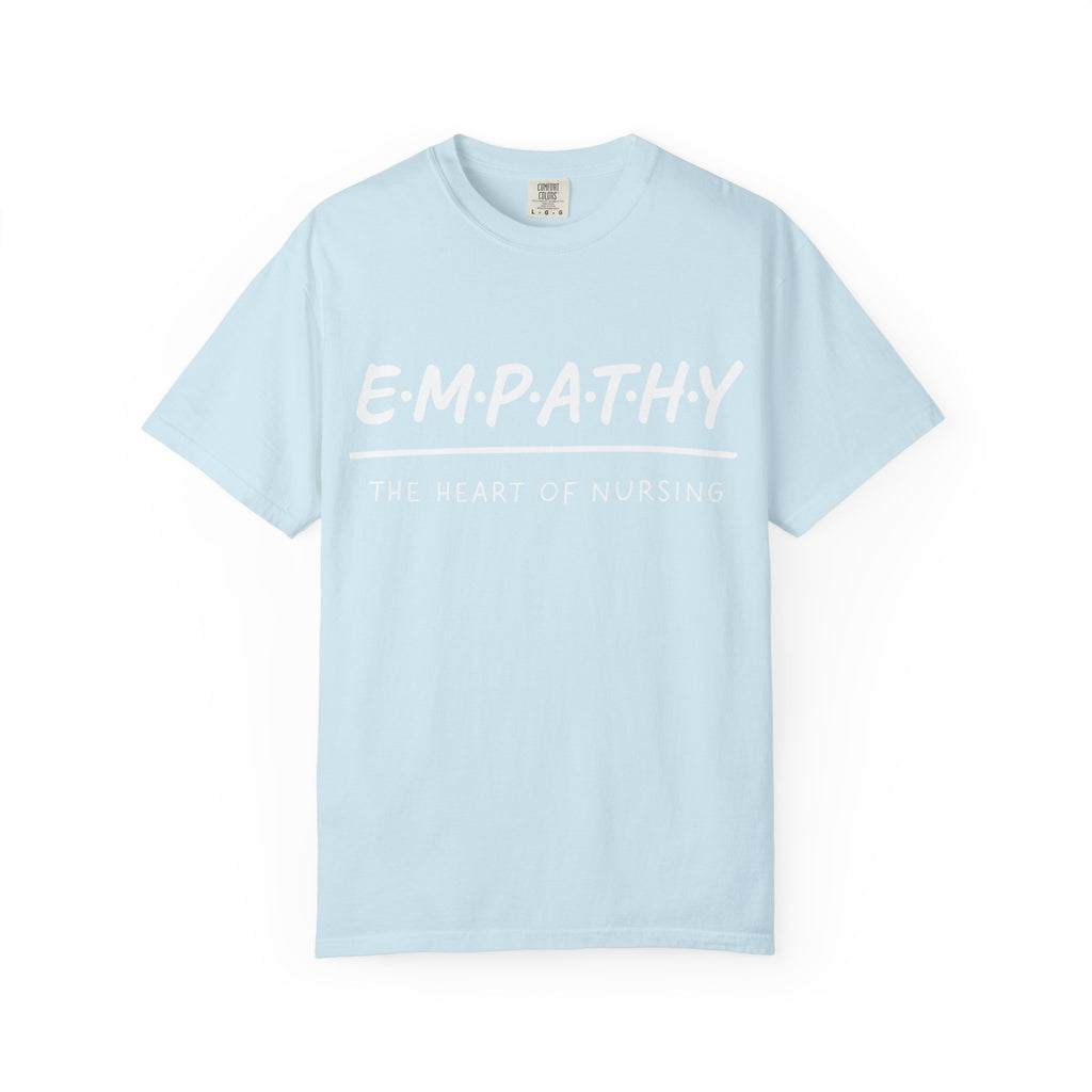 Empathy Graphic T-Shirt — Soft Neutral Garment-Dyed Tee with 'EMPATHY' Print