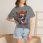 Day of the Dead Chihuahua T-Shirt — "Canta Con El Alma" Colorful Sugar Skull Tee