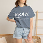 Classic White Garment-Dyed T-Shirt — Soft Vintage Style Tee