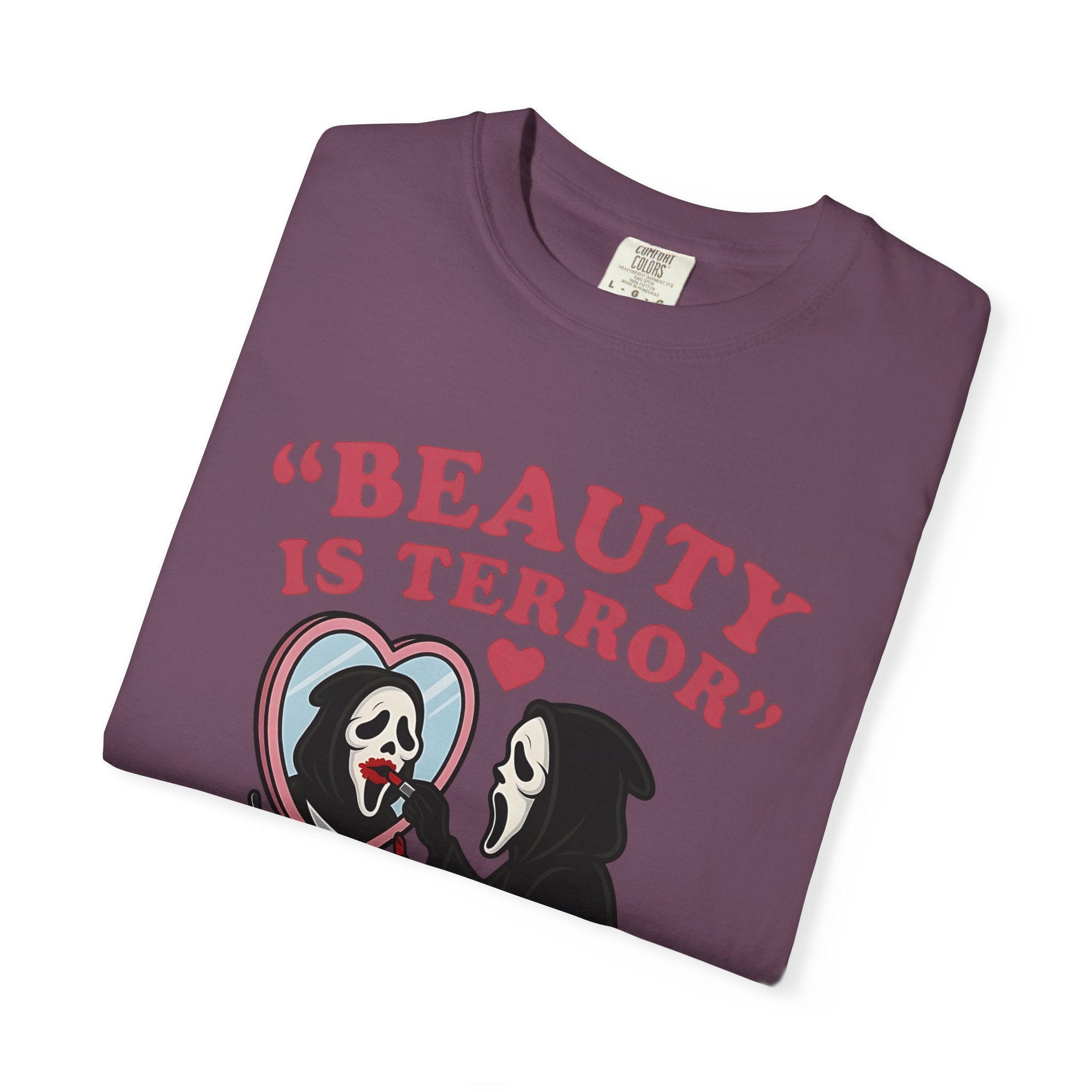 Beauty Is Terror T-Shirt — Grim Reaper Vanity Graphic Tee