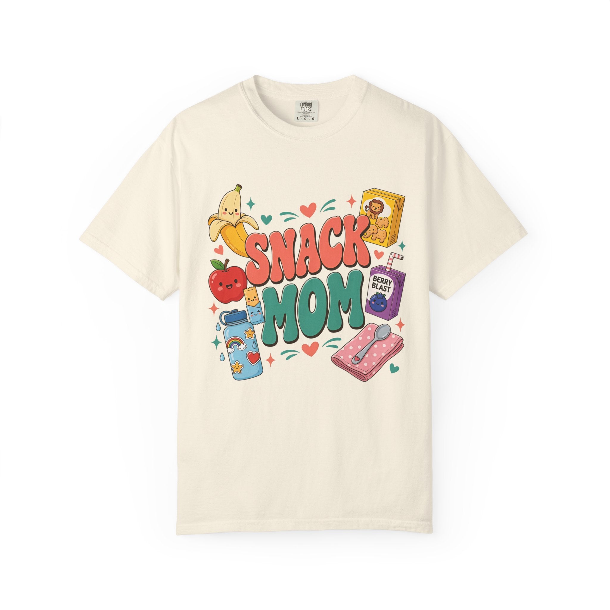 Snack Mom T-Shirt — Cute Kawaii Snacks Graphic Tee for Moms