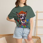 Day of the Dead Chihuahua T-Shirt — "Canta Con El Alma" Colorful Sugar Skull Tee