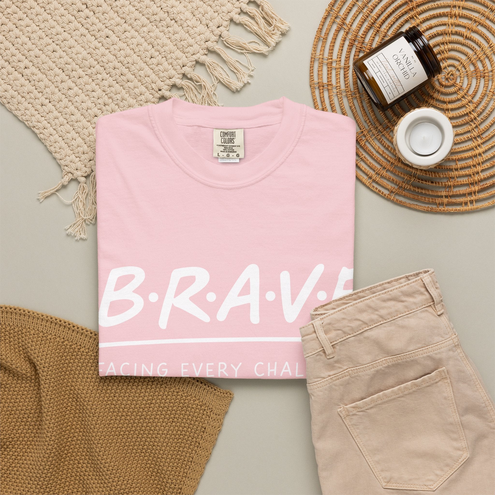 Classic White Garment-Dyed T-Shirt — Soft Vintage Style Tee