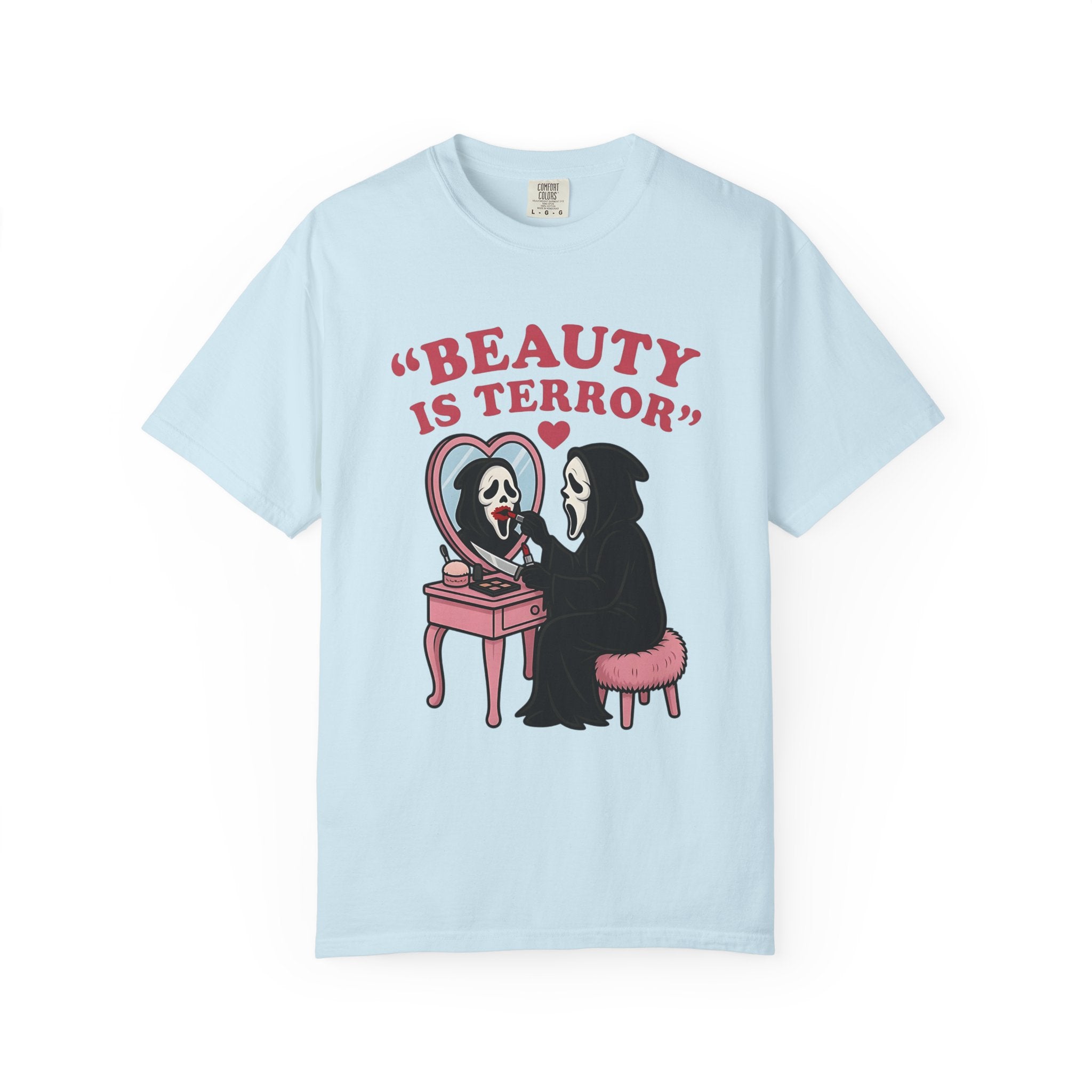 Beauty Is Terror T-Shirt — Grim Reaper Vanity Graphic Tee