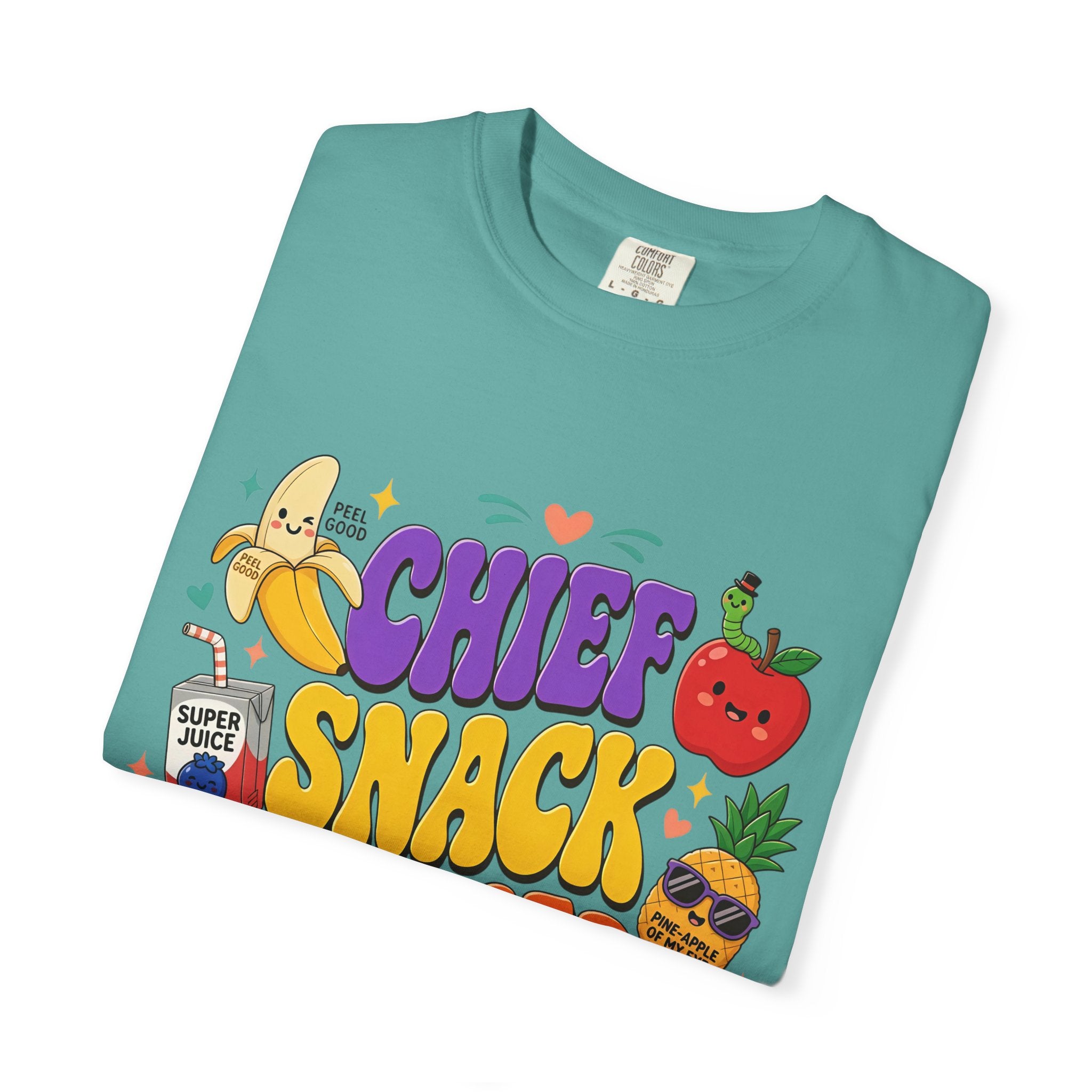 Chief Snack Officer T-Shirt — Cute Foodie Graphic Tee for Kids & Parents