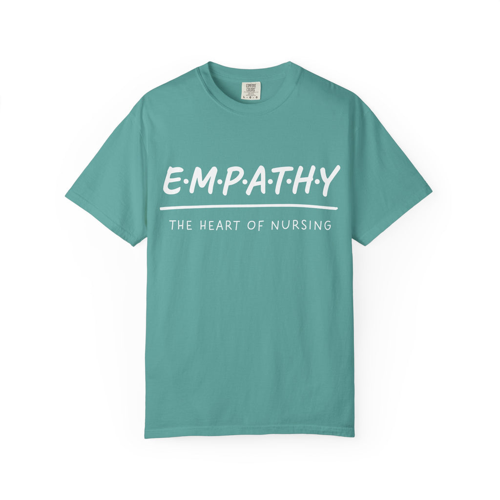 Empathy Graphic T-Shirt — Soft Neutral Garment-Dyed Tee with 'EMPATHY' Print