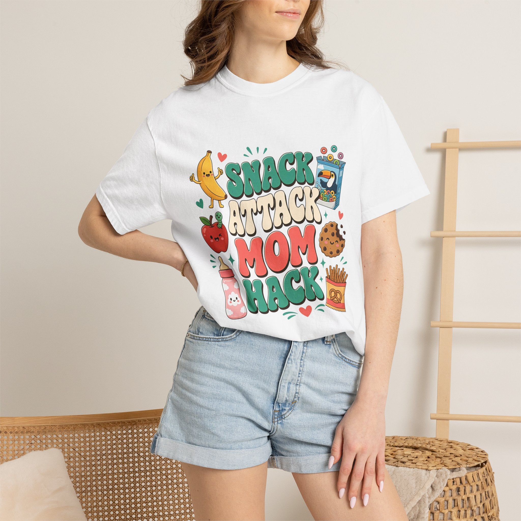 Snack Attack Mom Hack T-Shirt