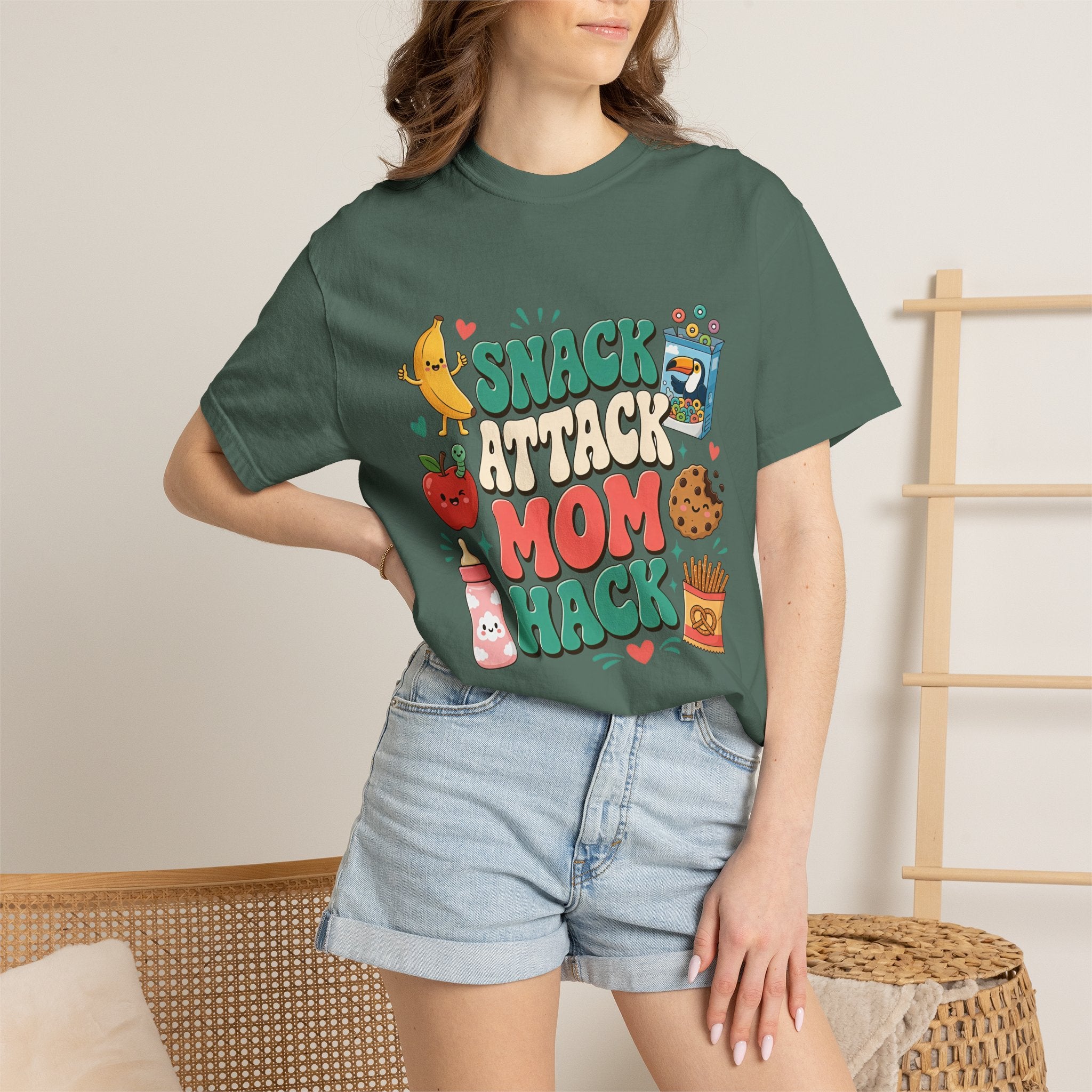 Snack Attack Mom Hack T-Shirt