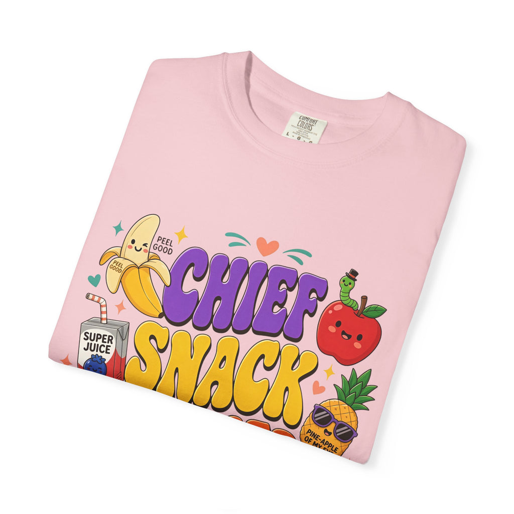 Chief Snack Officer T-Shirt — Cute Foodie Graphic Tee for Kids & Parents