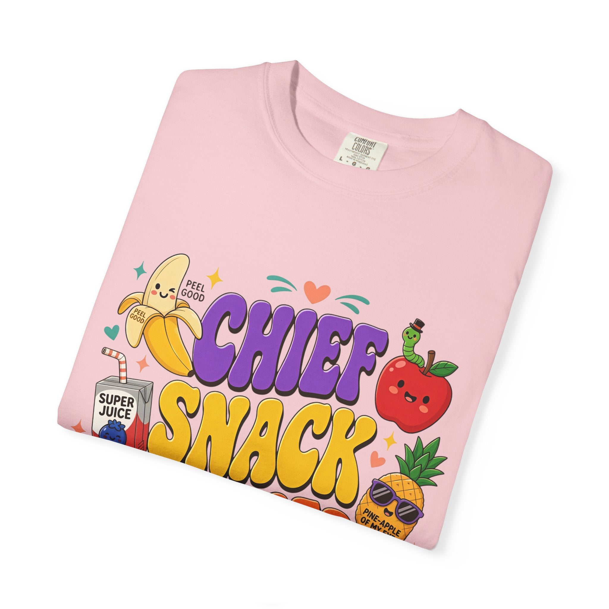 Chief Snack Officer T-Shirt — Cute Foodie Graphic Tee for Kids & Parents