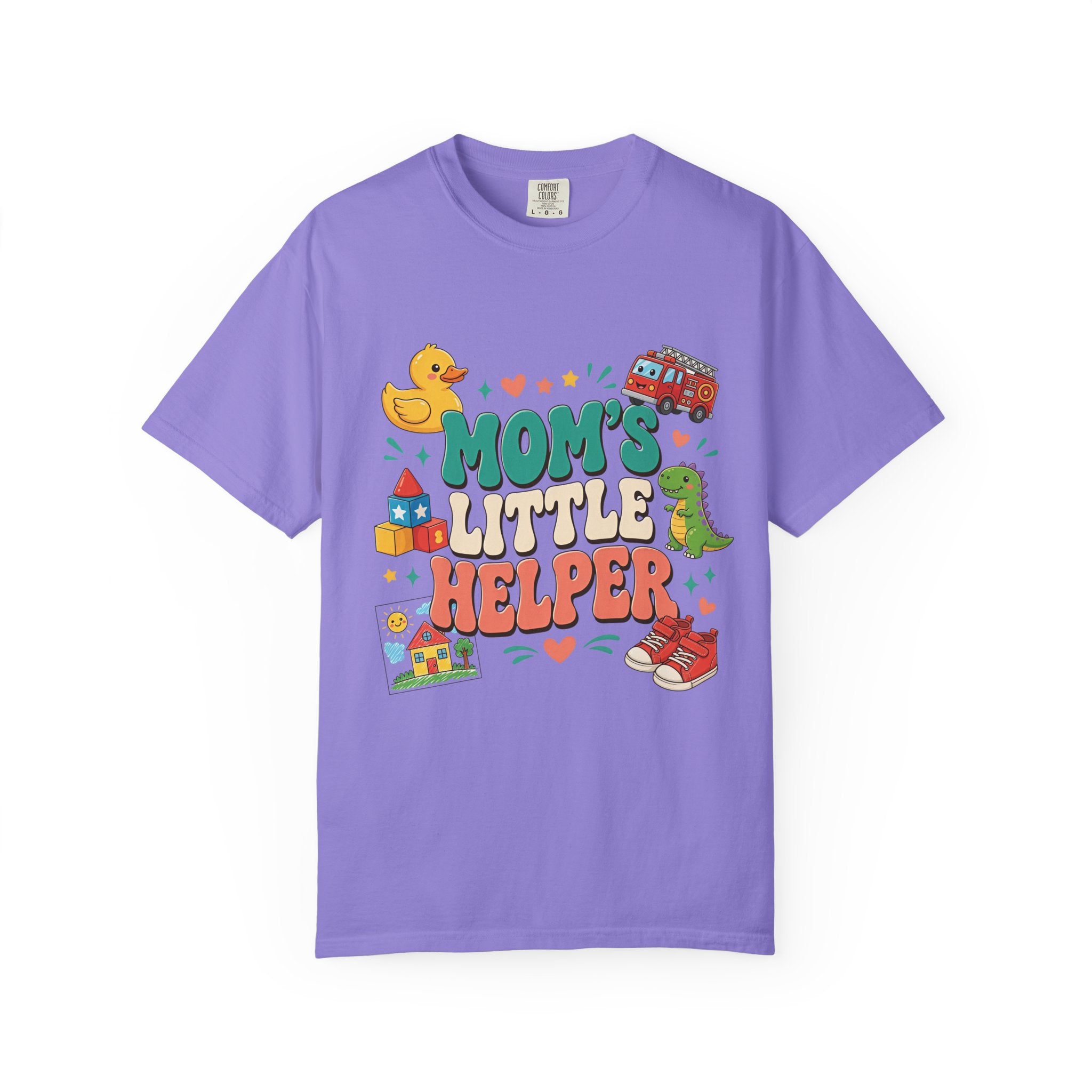 Mom's Little Helper Kids T‑Shirt — Cute Playtime Graphic Tee