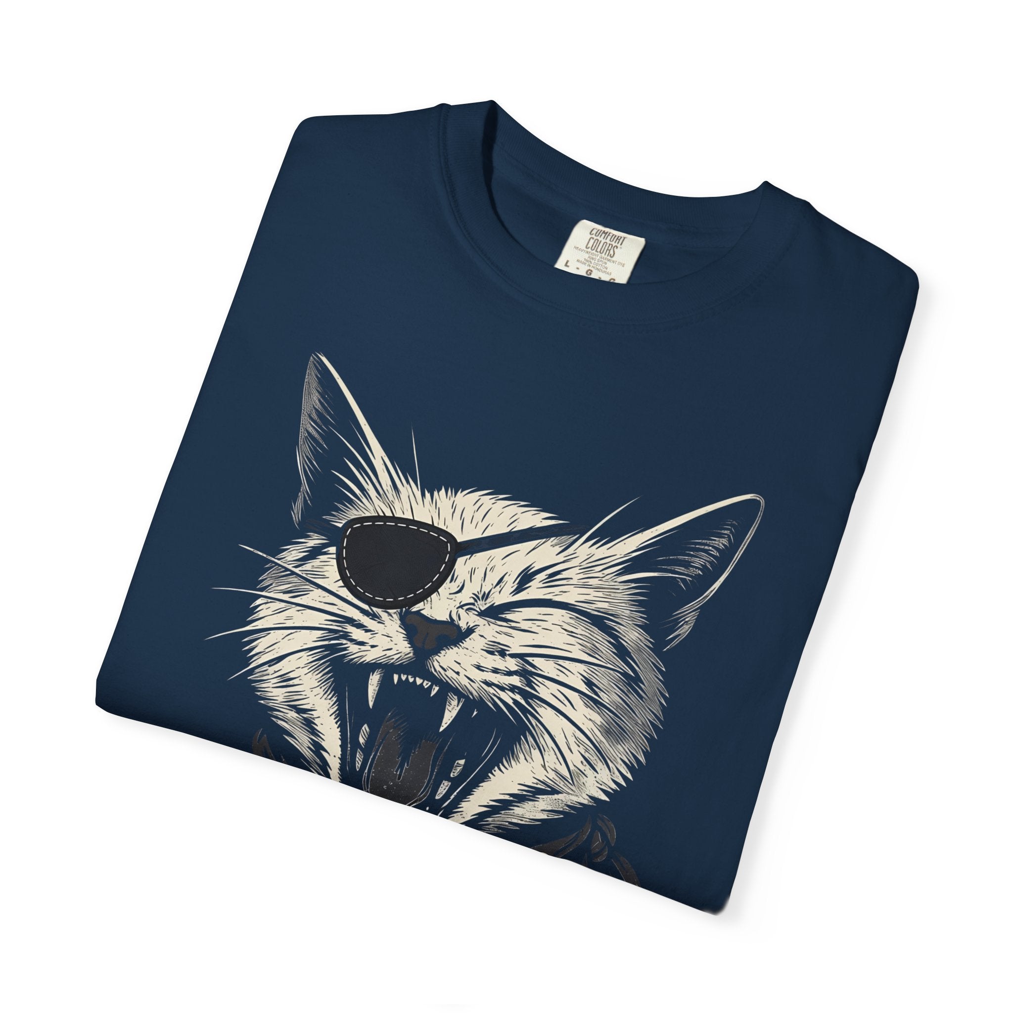 Captain Meowrr Pirate Cat T-Shirt