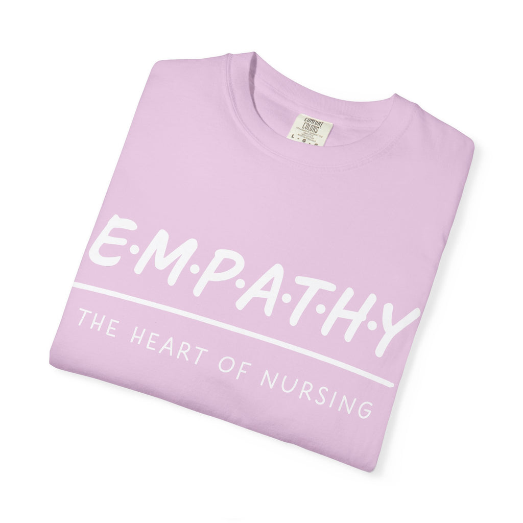 Empathy Graphic T-Shirt — Soft Neutral Garment-Dyed Tee with 'EMPATHY' Print