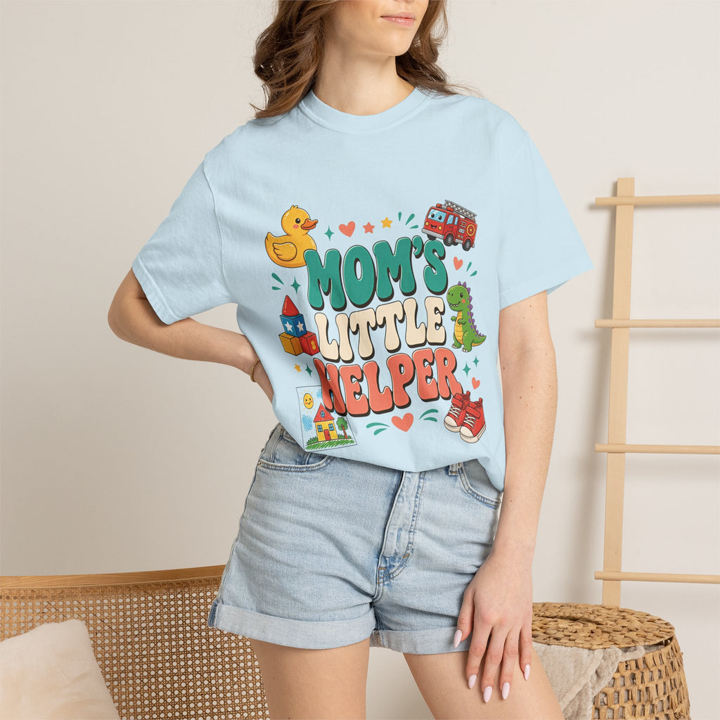 Mom's Little Helper Kids T‑Shirt — Cute Playtime Graphic Tee