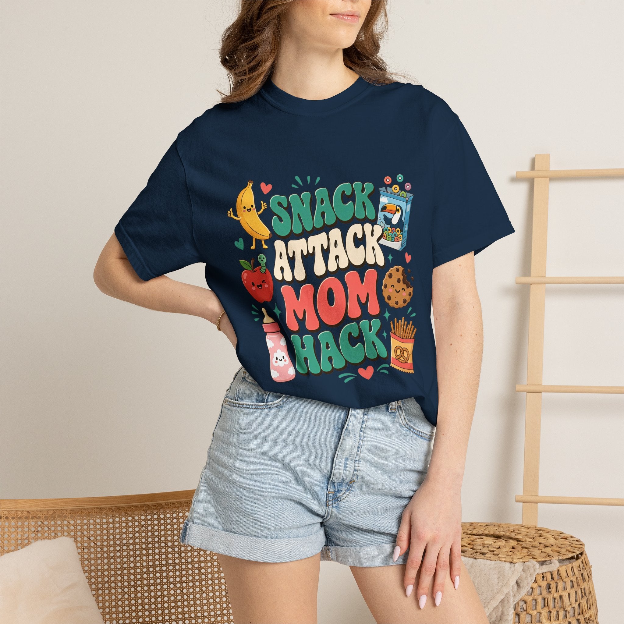 Snack Attack Mom Hack T-Shirt