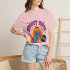 Groovy Vibes Retro Sun Rainbow T-Shirt