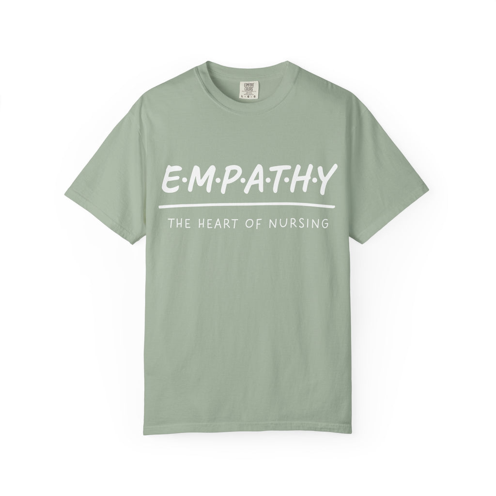 Empathy Graphic T-Shirt — Soft Neutral Garment-Dyed Tee with 'EMPATHY' Print